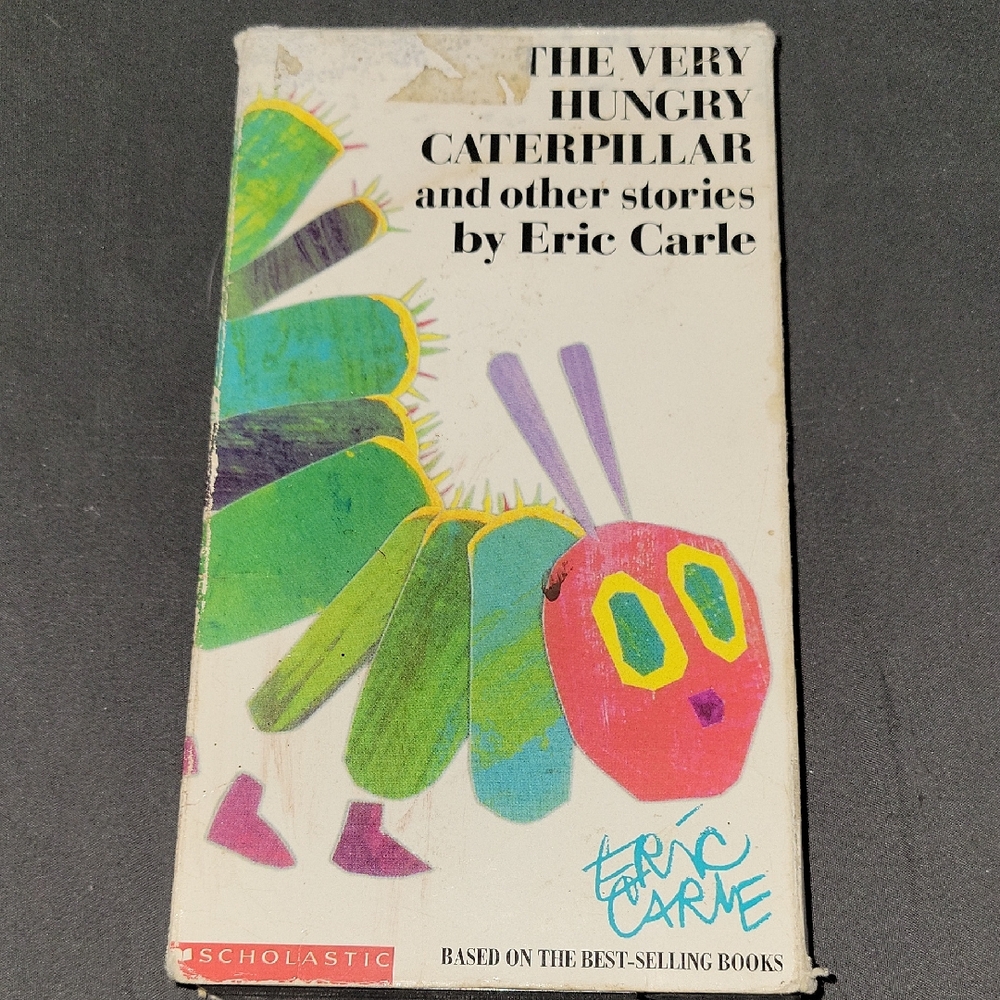 Scholastic Colorful Caterpillar Storybook VHS Movie